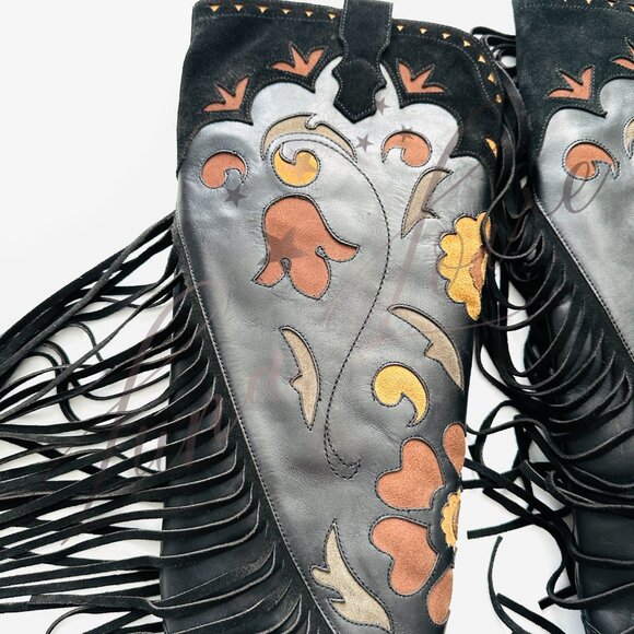 FREE PEOPLE Spell Sannah Fringe Western Boots (size EU 36 / US 6) NWT - Picture 10 of 15
